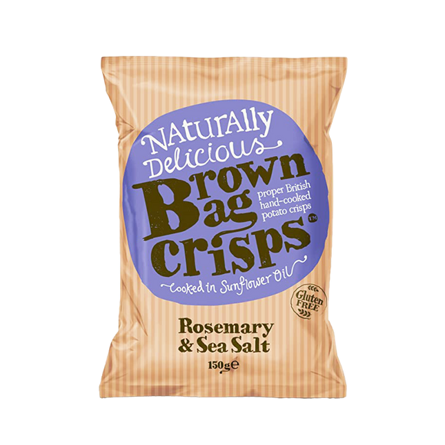 BROWN BAG CRISPS Rosemary & Sea Salt 150g - Longdan Official