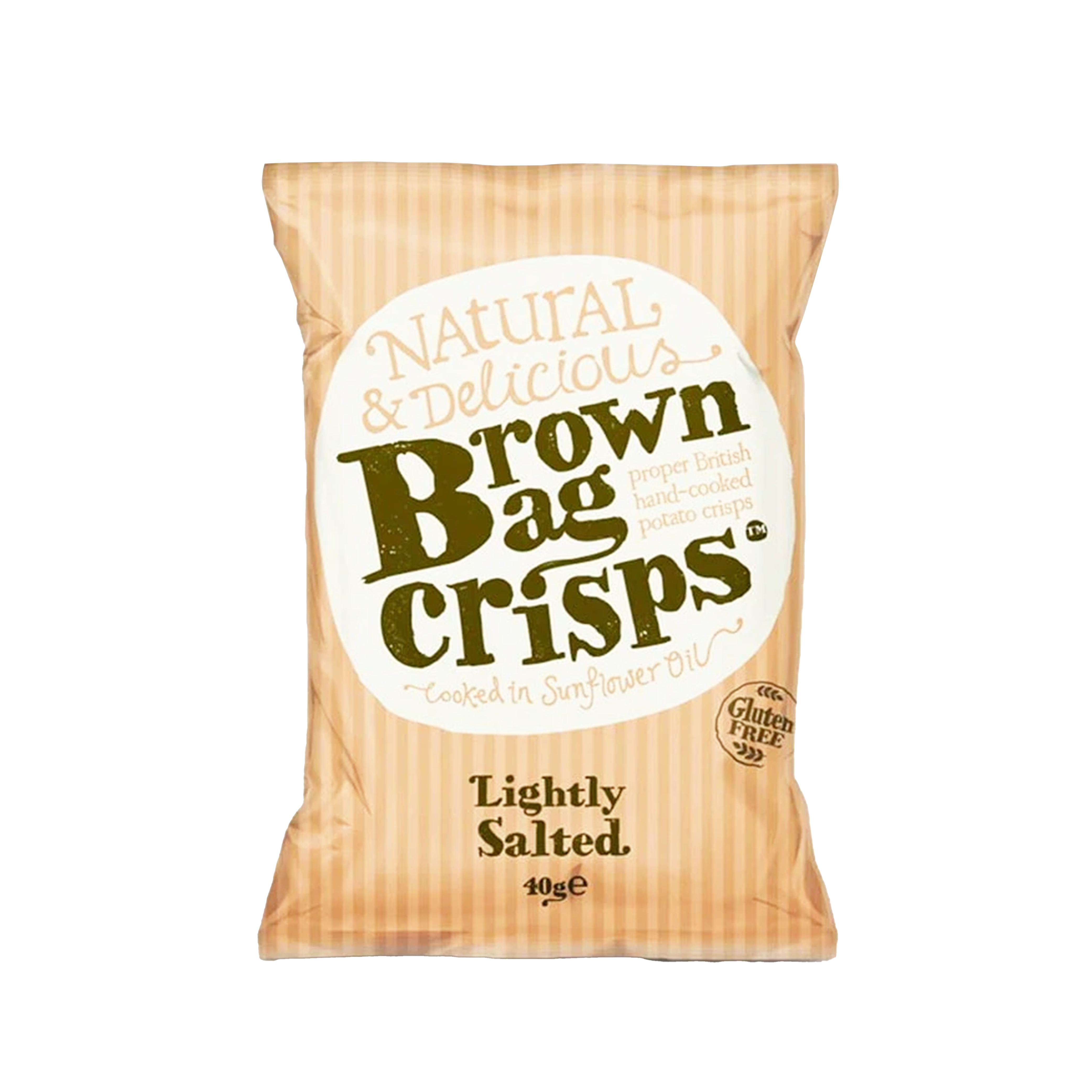 BROWN BAG CRISPS Lightly Salted 40g - Longdan Official