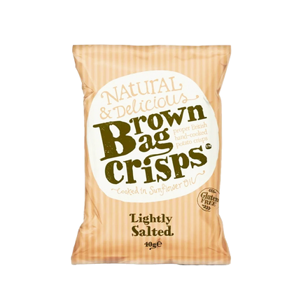 BROWN BAG CRISPS Lightly Salted 40g - Longdan Official