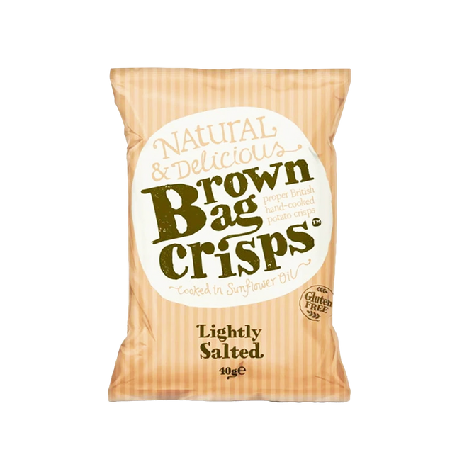 BROWN BAG CRISPS Lightly Salted 40g - Longdan Official