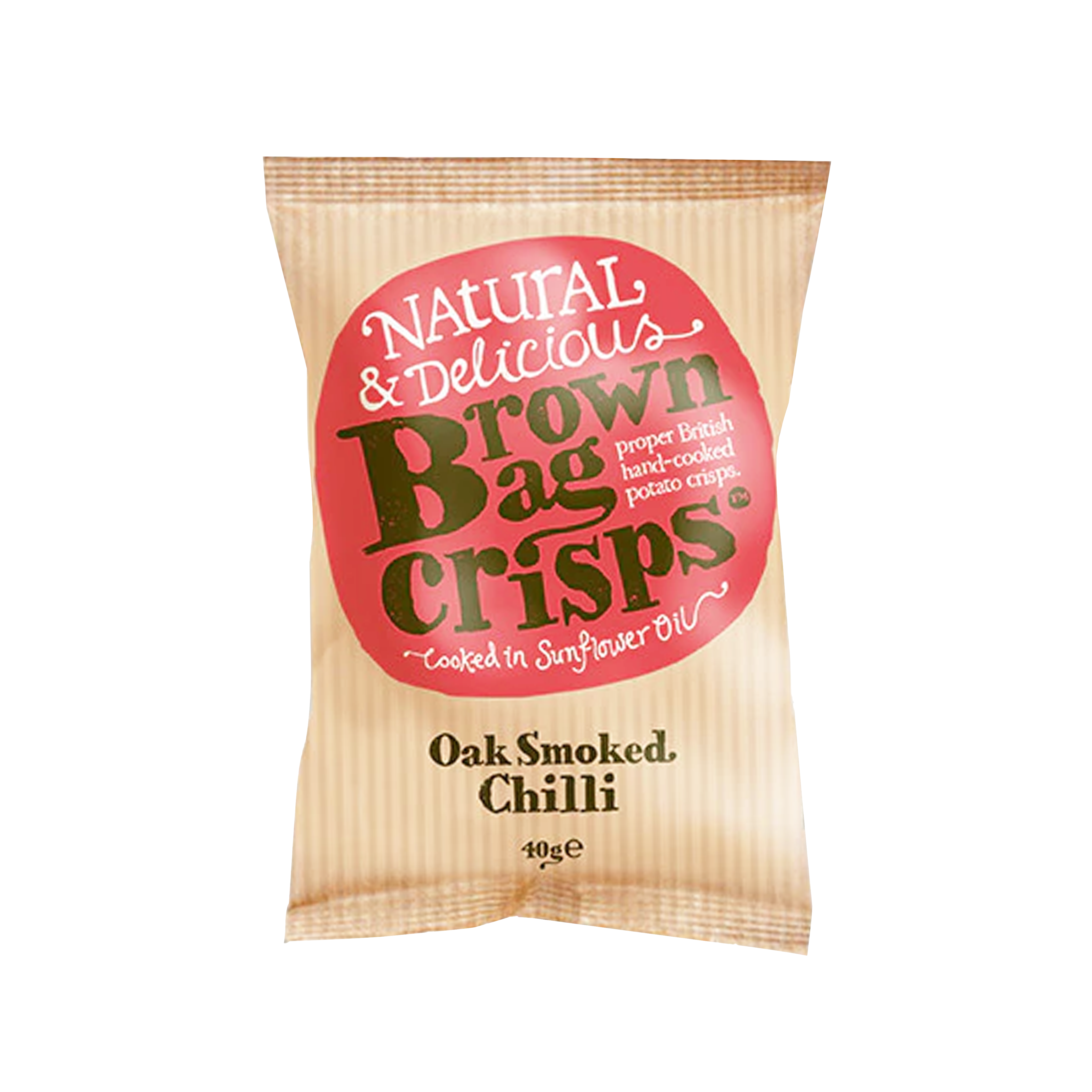 BROWN BAG CRISPS Oak Smoked Chilli 40g - Longdan Official