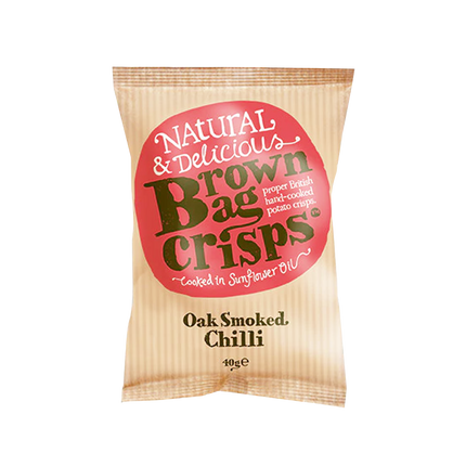 BROWN BAG CRISPS Oak Smoked Chilli 40g - Longdan Official