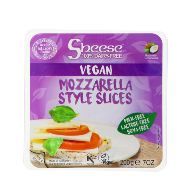 BUTE ISLAND FOODS Mozzarella Style Slices 180g - Longdan Official