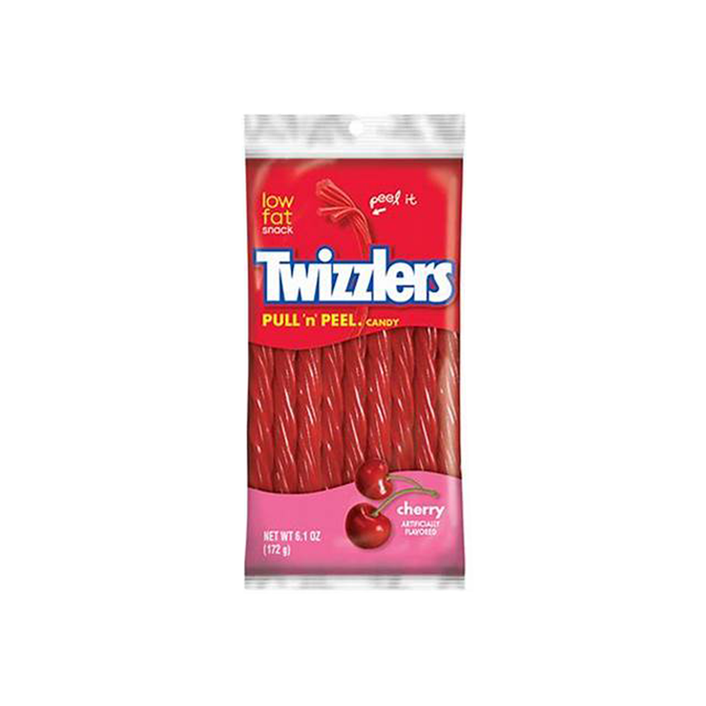 TWIZZLERS Peg Bag Cherry Pull & Peel 172g