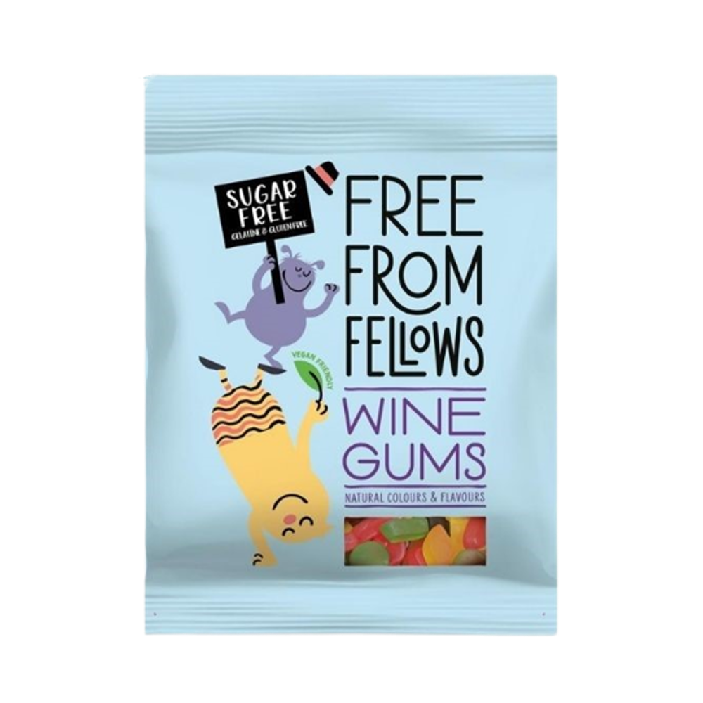 FREE FROM FELLOWS Wine Gums 100g (Case 10)
