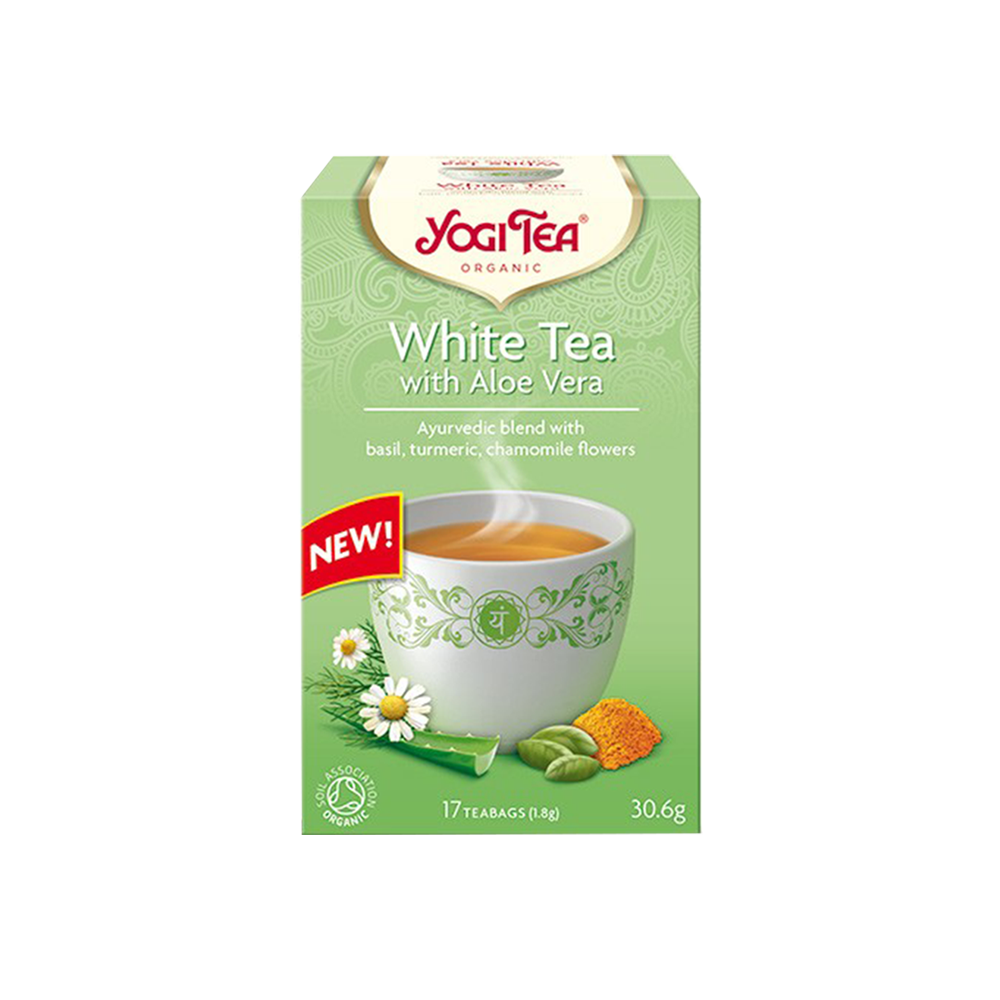 YOGI TEA White Tea with Aloe Vera 17 bags