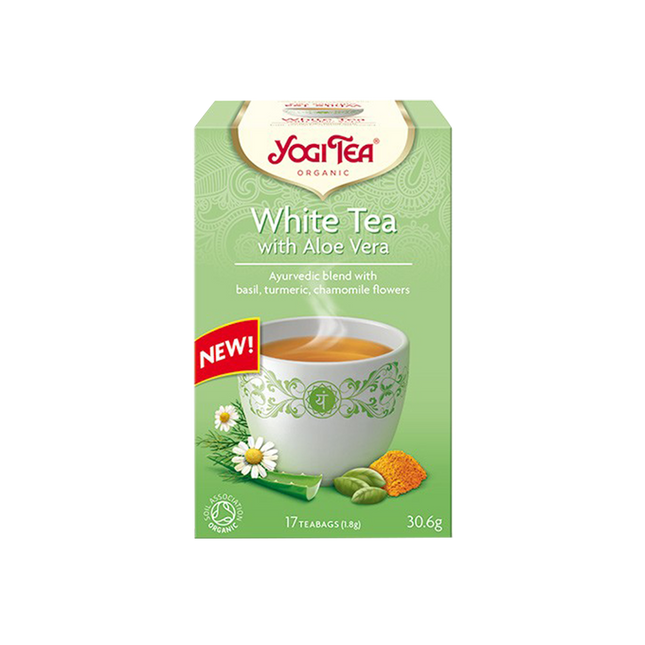 YOGI TEA White Tea with Aloe Vera 17 bags