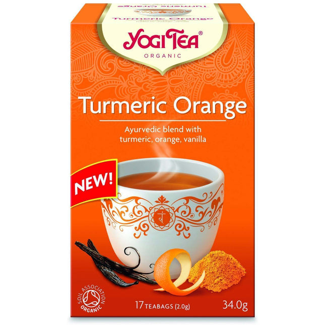 YOGI TEA Turmeric Orange 17 bags (Case 6)