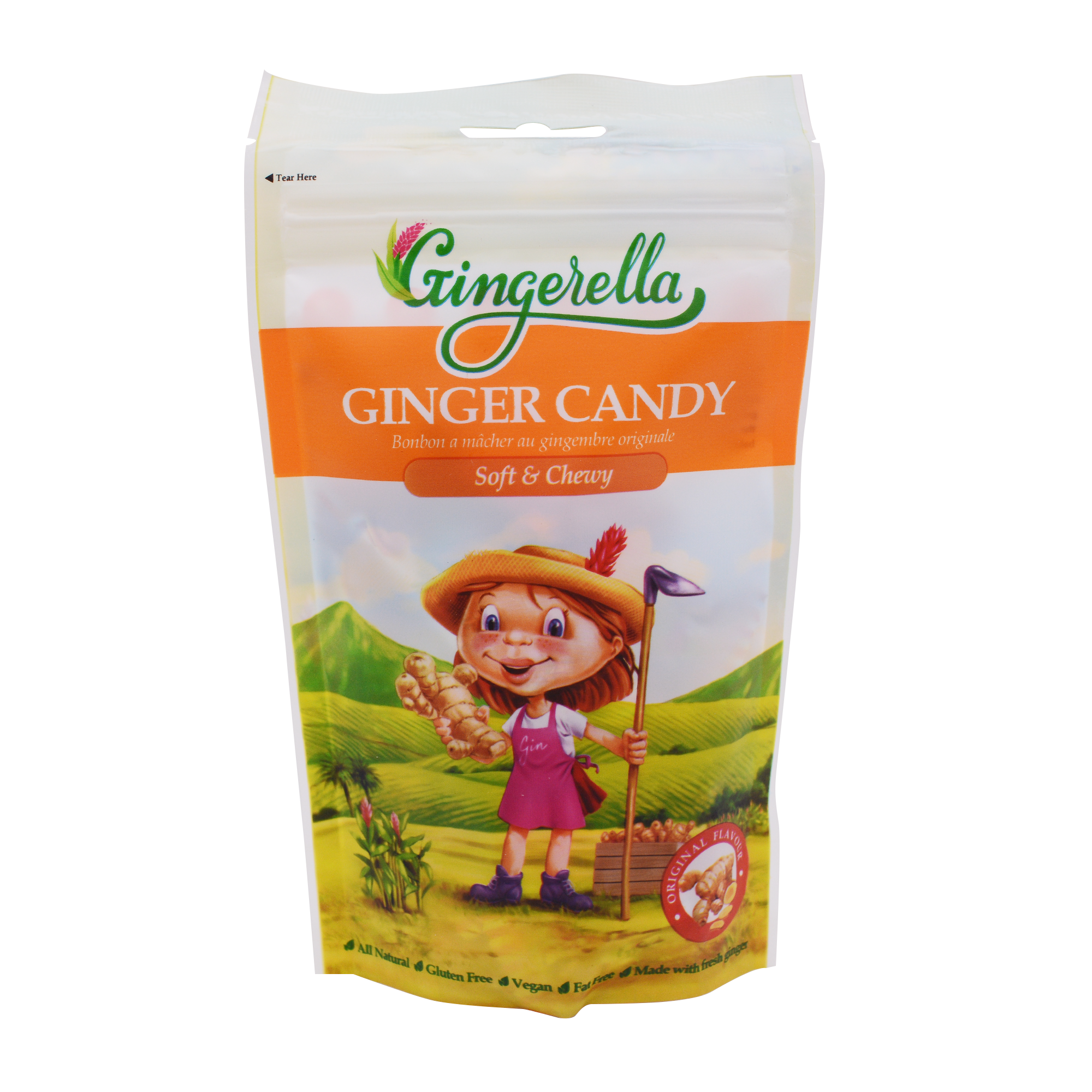 Gingerella Ginger Chewy Candy Original 85g - Longdan Online Supermarket