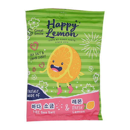 Happy Salt Lemon Candy 117g - Longdan Online Supermarket
