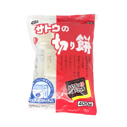 SATO Kirimochi Paritto Suritto - Rice Cake 400g (Case 20)