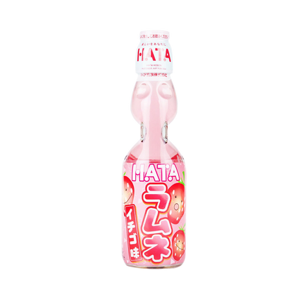 HATAKOSEN Ramune Strawberry 200ml (Case 30)
