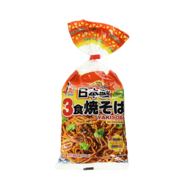 ITSUKI Yakisoba 3P With Sauce 510g (Case 12)