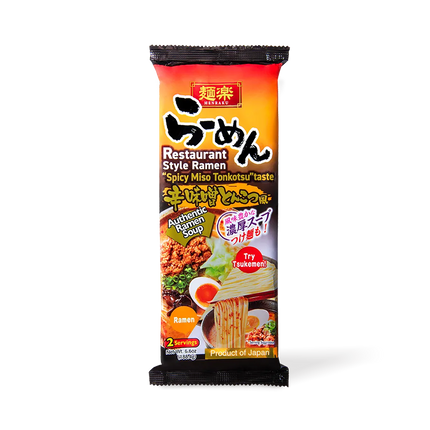 HIKARI MENRAKU Ramen Spicy Miso Tonkotsu Taste 188.4g (Case 12)