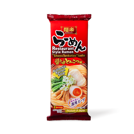 HIKARI MENRAKU Ramen Shoyu Tonkatsu Taste 191g (Case 12)