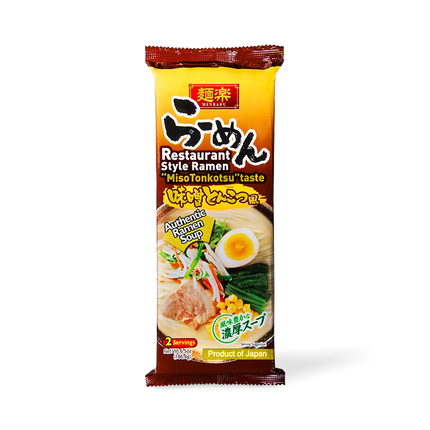HIKARI MENRAKU Ramen Miso Tonkatsu Taste 186.4g (Case 12)