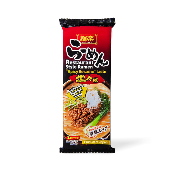 HIKARI MENRAKU Ramen Spicy Sesame Taste 191.4g (Case 12)
