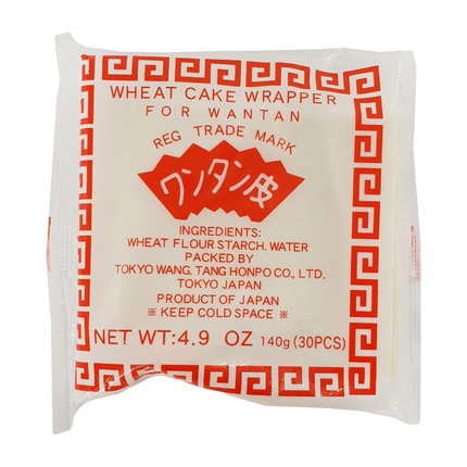 TOKYO WANG TANG Wantan Wrapper (30pcs) 130g (Case 48)