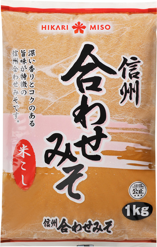 HIKARI MISO Shinshu Awase Miso 1kg (Case 10)