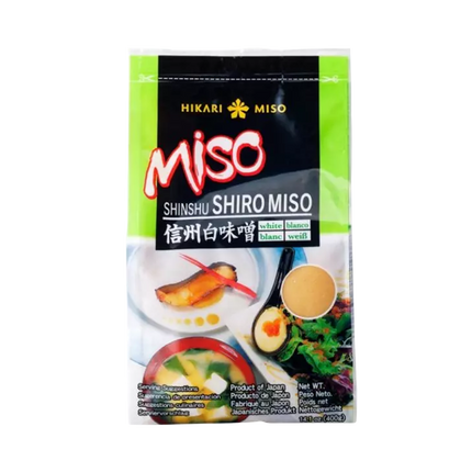 HIKARI MISO Shinshu Miso Paste White 400g (Case 10)