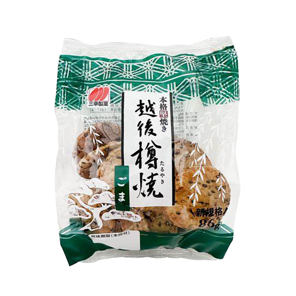 SANKO SEIKA Echigo Taruyaki Sesame 86g (Case 12)