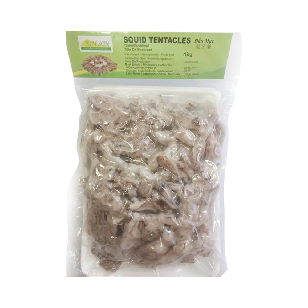 Kim Son Squid Tentacles  IQF 1kg (Case 10)