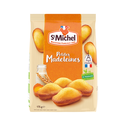ST MICHEL Plain Petites Madeleines Plain 175G (Case 10)