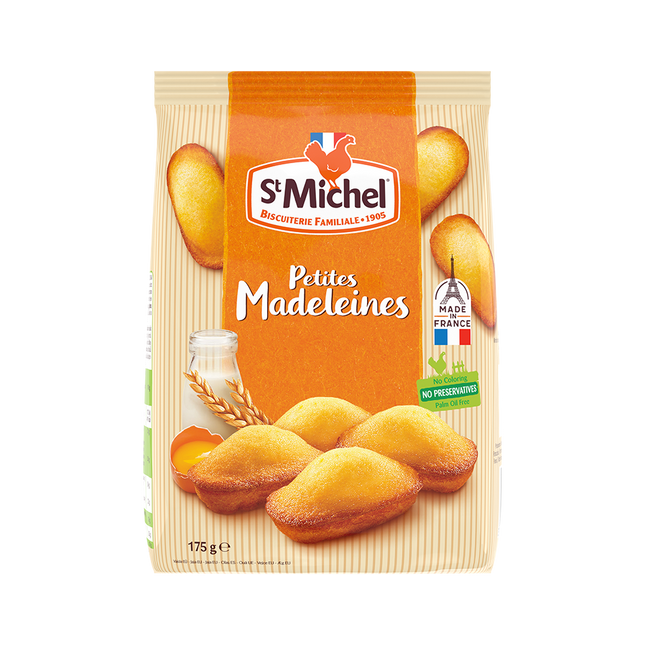 ST MICHEL Plain Petites Madeleines Plain 175G (Case 10)