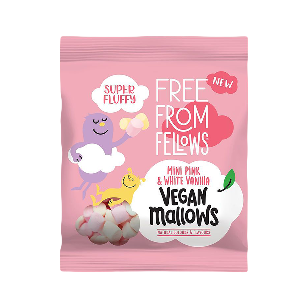 FREE FROM FELLOWS Mini Pink and White Vanilla 105g - Longdan Official