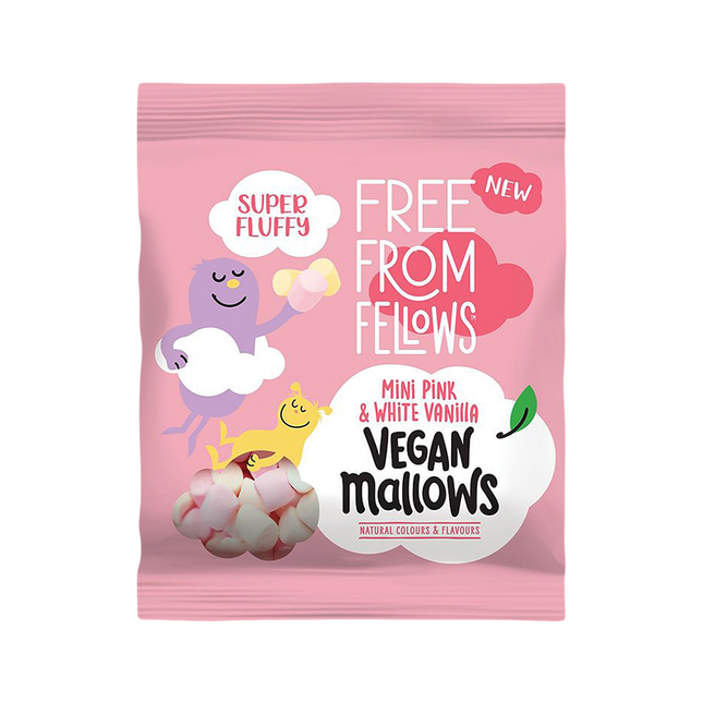 FREE FROM FELLOWS Mini Pink and White Vanilla 105g - Longdan Official