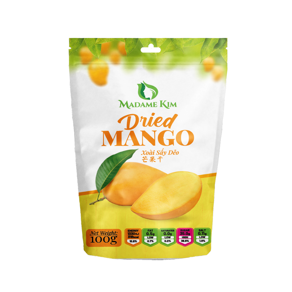 Longdan Dried Mango 100gr (Case 30)