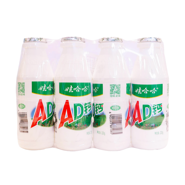 WAHAHA WHH - AD Calcium Milk 220ml x 4pcs (Case 24)