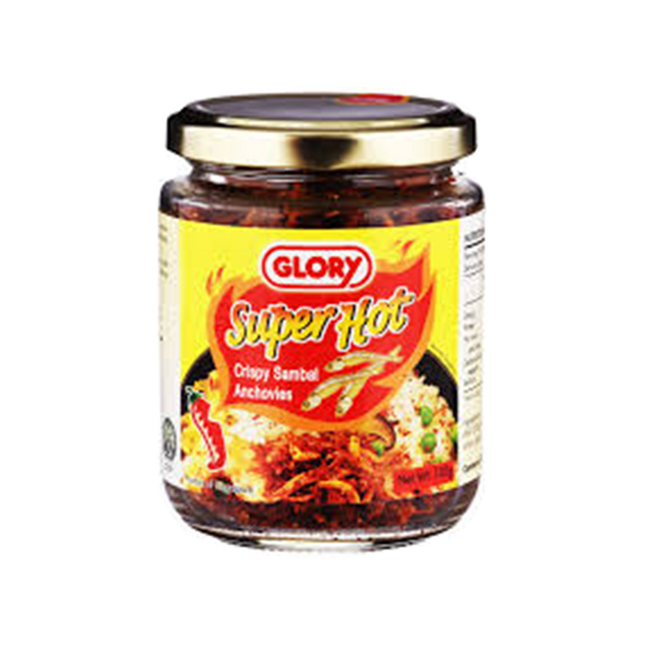 GLORY Crispy Sambal Anchovies (Super Hot) 100g - Longdan Official Online Store