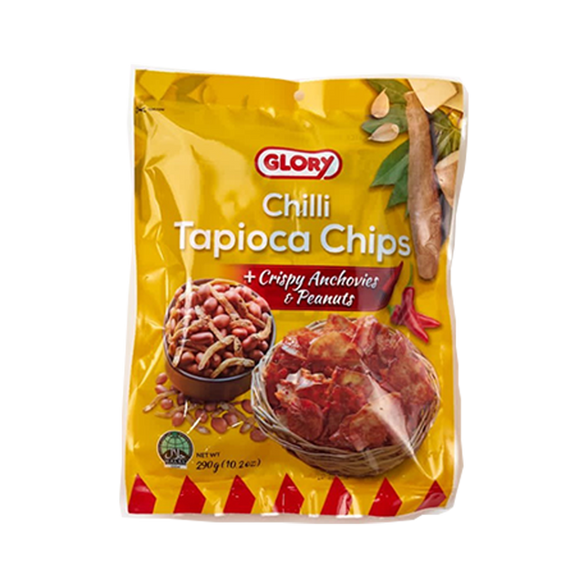 GLORY Chilli Tapicoa Chips - Crispy Anchovies & Peanuts 290g - Longdan Official Online Store