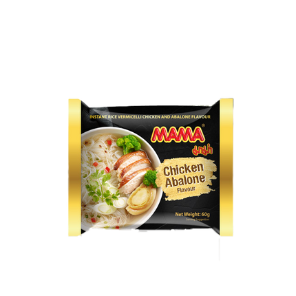 MAMA Rice Vermicelli Chicken & Abalone 60g - Longdan Official