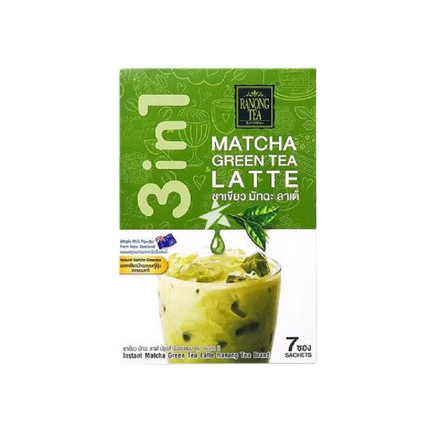 RANONG TEA Matcha Green Tea Latte Mix 7 bags 23g - Longdan Official