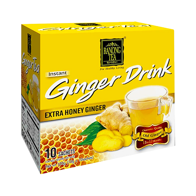 RANONG Xtra Mature Ginger Drink - Original 10 bags 10g - Longdan Official