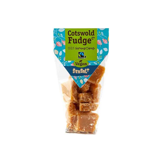 COTSWOLD FUDGE CO Vegan Caramel & Sea Salt Fudge 150g