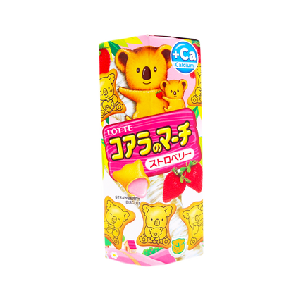 LOTTE Koala's March Biscuits - Strawberry Flavour 37g - Longdan Official