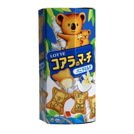 LOTTE Koala's March Biscuits - Vanila Milk Flavour 37g - Longdan Official Online Store