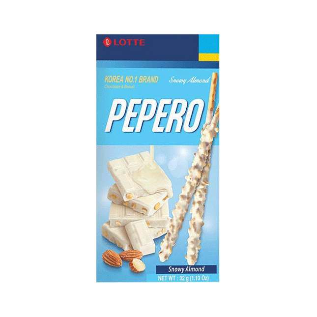 LOTTE Snowy Almond Pepero 32g - Longdan Official Online Store
