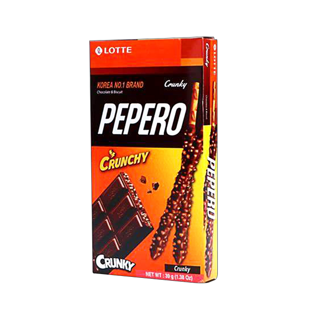 LOTTE Pepero Crunky 39g - Longdan Official