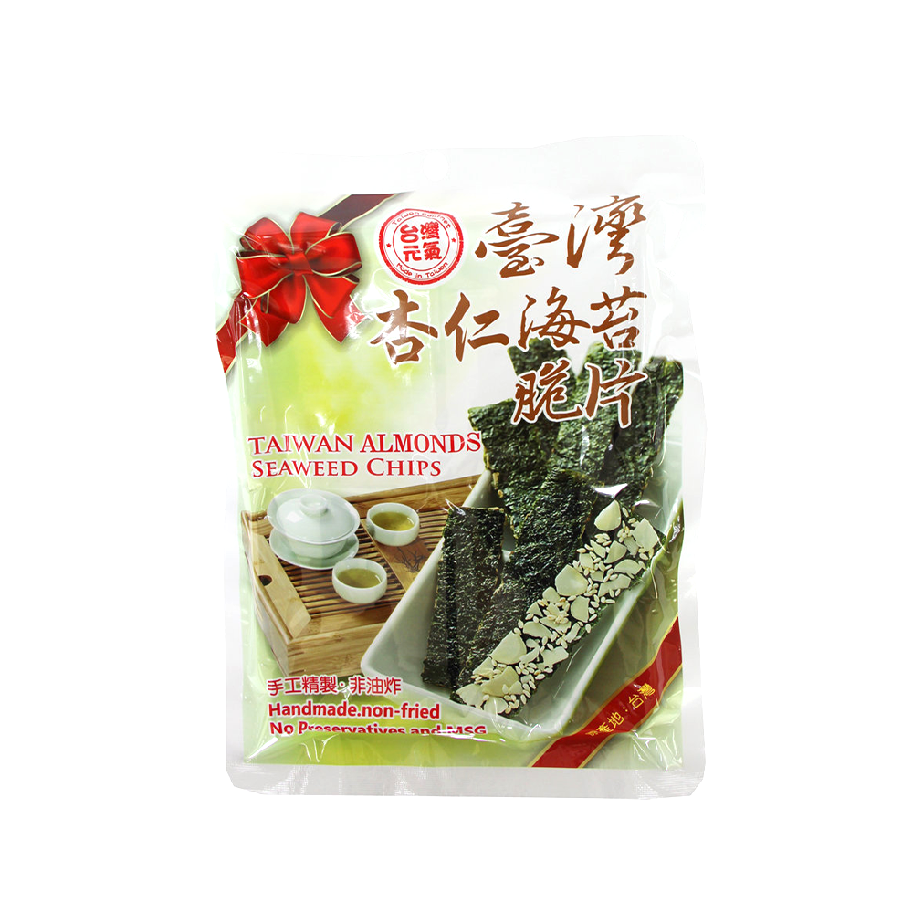 Taiwon-Taiwan Almonds Seaweed chips 40g - Longdan Official