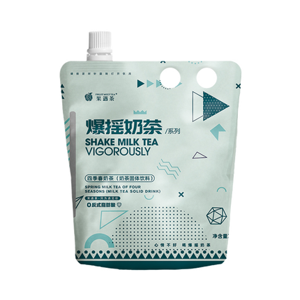 Fruit Meet Tea Shake Milk Tea Vigorously - Spring Four Seasons 53g - Longdan Official Online Store