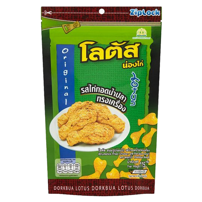 Dorkbua Drumstick Fried Chicken With Fish Sauce 115g - Longdan Official Online Store