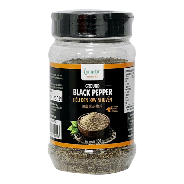 Longdan Ground Black Pepper 100g (Case 30)