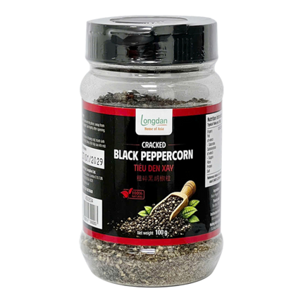 Longdan Cracked Black Peppercorn 100g (Case 30)