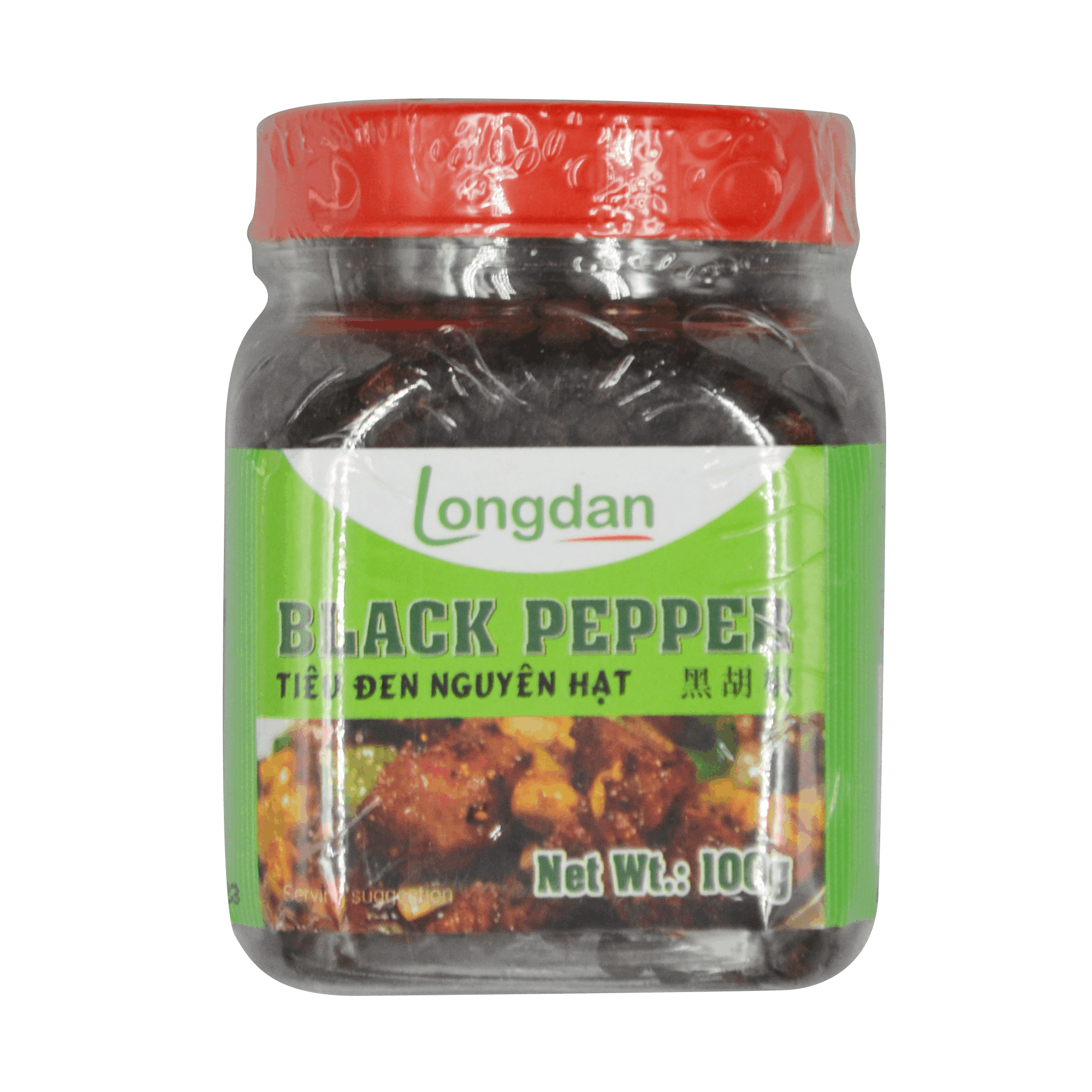 Longdan HQ Whole Black Pepper 100g (Case 30)
