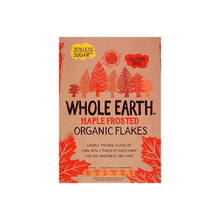 WHOLE EARTH Maple Frosted Flakes - og 375g