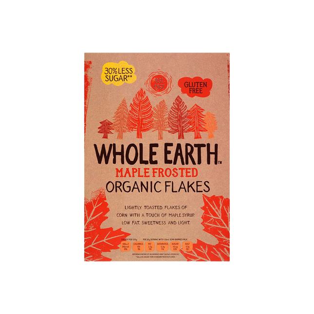 WHOLE EARTH Maple Frosted Flakes - og 375g